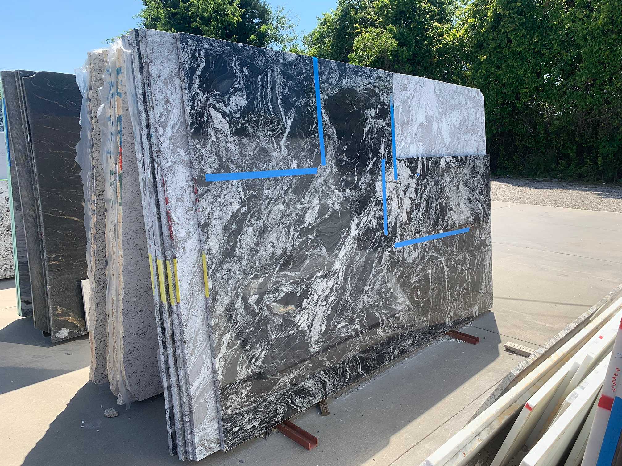 Silver Waves Granite Slab Inventory