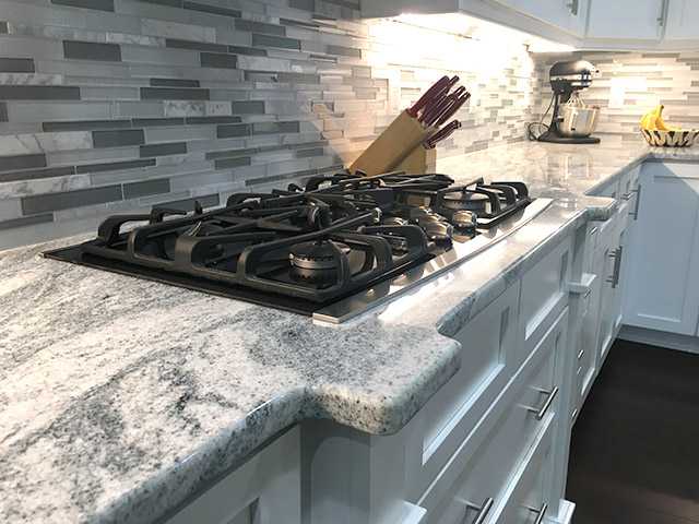 Viscon White Granite Kitchen Countertops