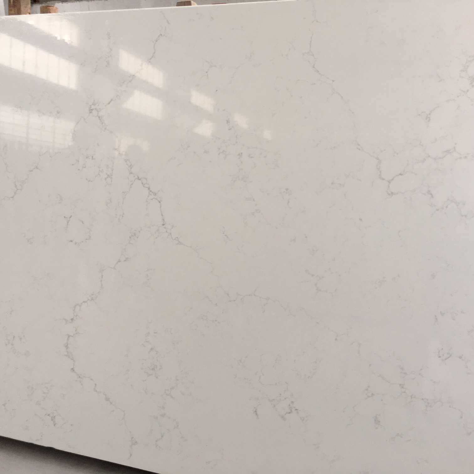 Carrara Venatino Quartz Countertop Slab