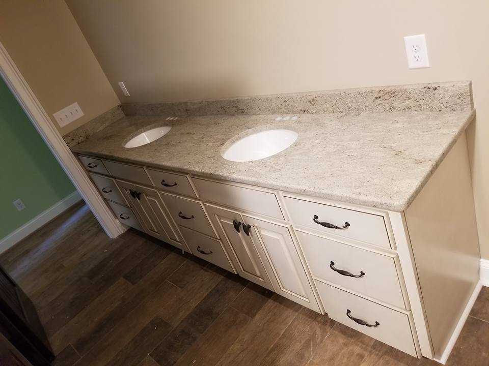 Sienna Bordeaux Granite Bathroom Vanity